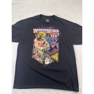 WWE WrestleMania VI T Shirt XL Ultimate Warrior Randy Savage 2020 Retro
